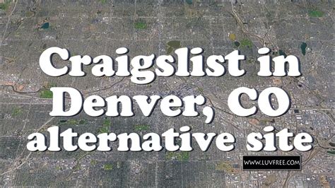 You can browse, post, comment, and chat with other members who share your interests and needs. . Craigslist denver personals